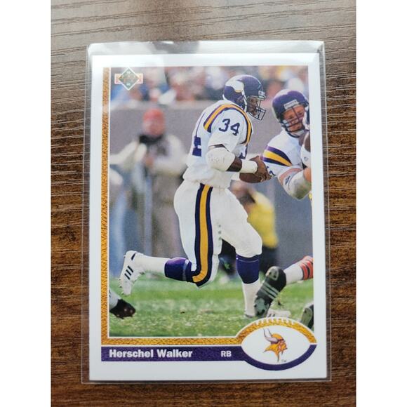 Herschel Walker 1991 Upper Deck #346 - Minnesota Vikings - NFL - Fresh Pull - Picture 1 of 2